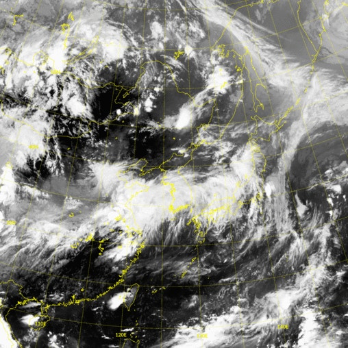 2020년 07월 22일 18시 50분의 아시아적외선영상 사진입니다.